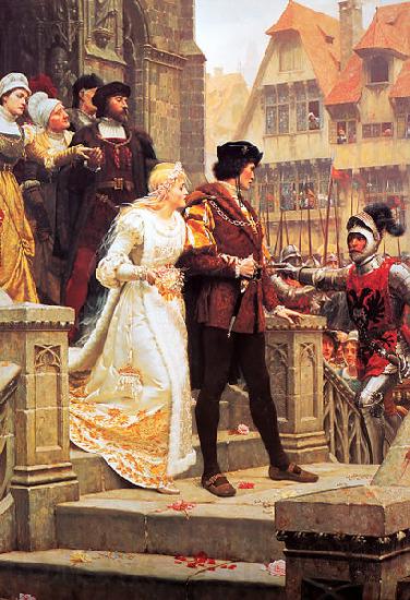 Edmund Blair Leighton Call to Arms Norge oil painting art